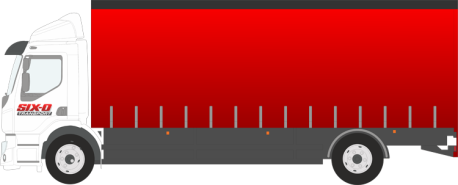 Diagram of our 12t Curtainside lorry